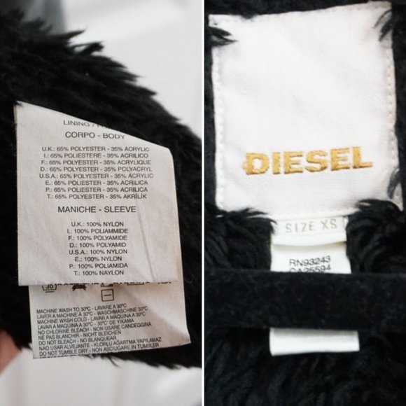 Diesel - Sherpa Lined Jacket - Picture 7 of 8
